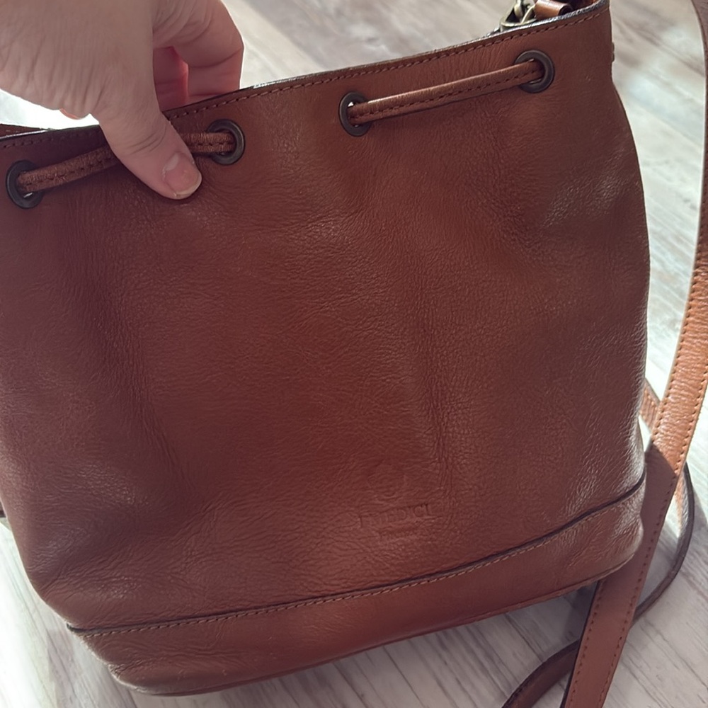 I MEDICI leather bucket bag italian - Picture 10 of 14